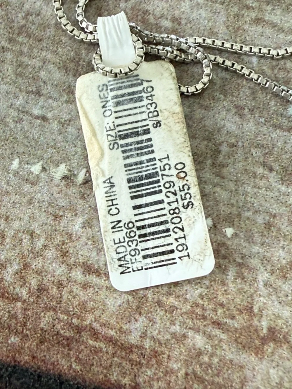 Madewell Silver Chevron Layered Pendant Necklace - Picture 5 of 7